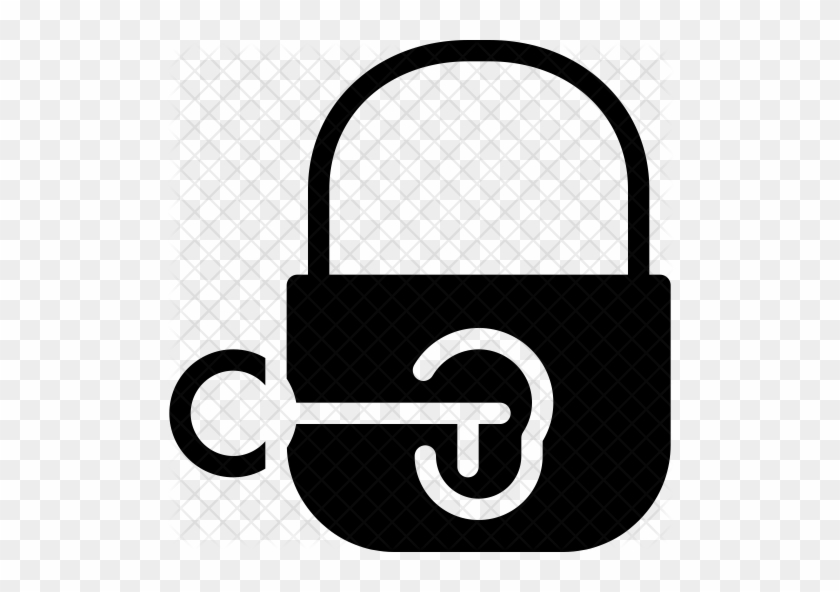 Lock Icon - Key In Lock Icon #461365