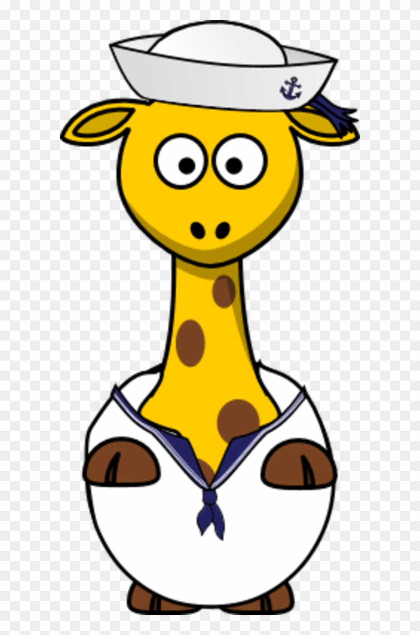 Sailor Clipart Us Navy - Cartoon Giraffe #461372