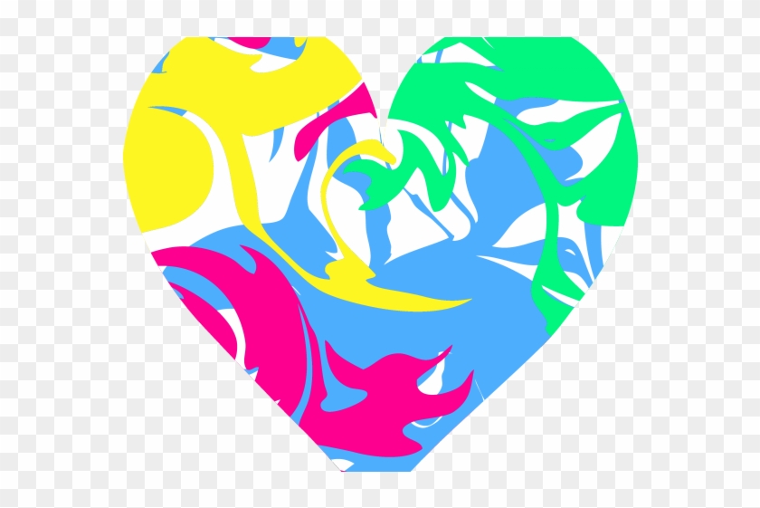 Heart Clipart Clipart Colourful Heart - Colorful Heart Clipart #461411