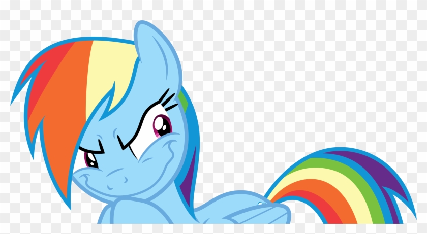 Dashiesparkle Vector - Rainbow Dash Smile Gif #461428