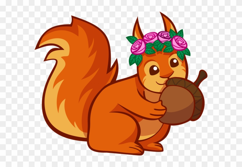 Acorn Clipart 8 Nice Clip Art - Squirrel With Acorn Clipart #461423