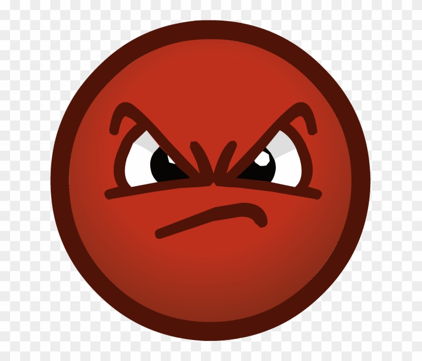 Angry Red Smiley Face - Angry Face #461500