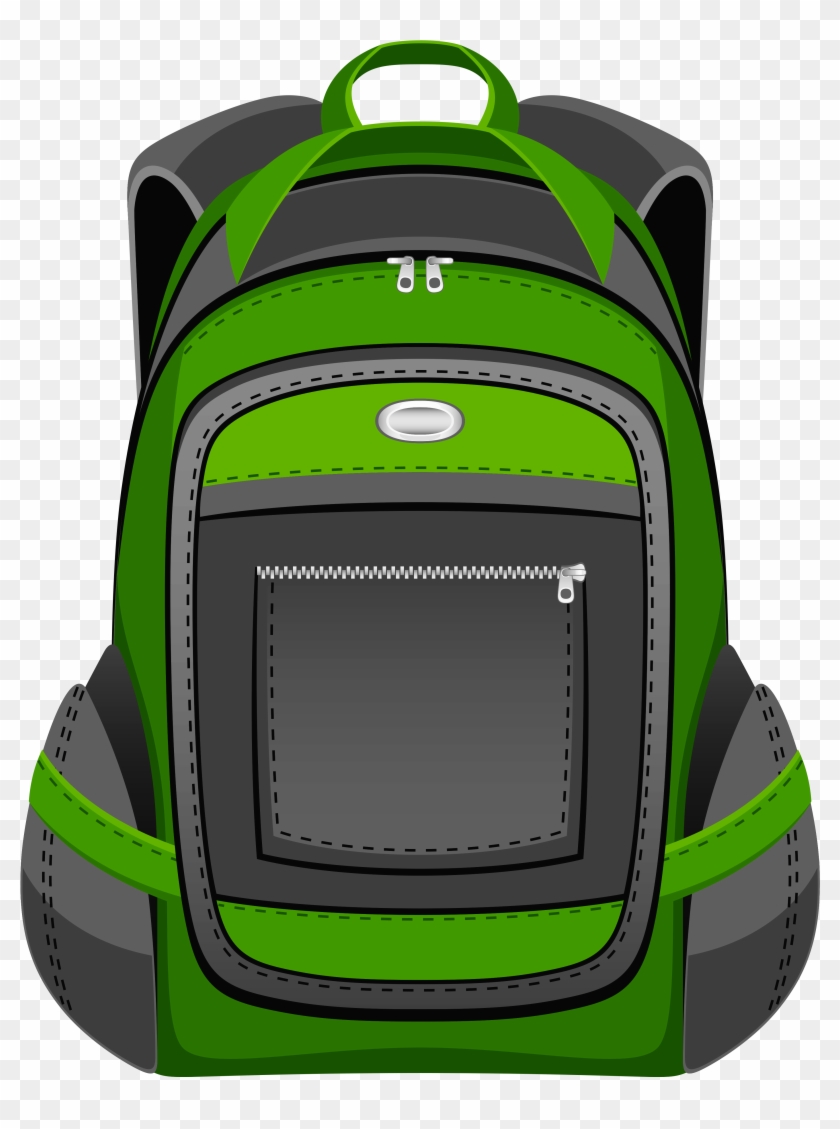 Free Backpack Clipart Clip Art Images - Green Backpack Png #461533