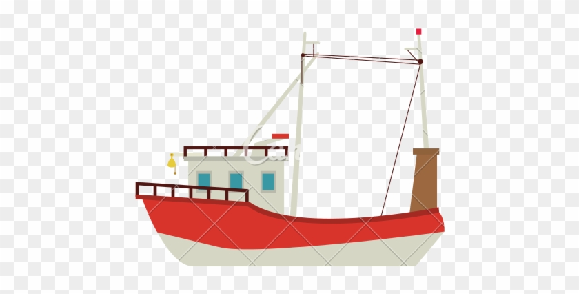 Fishing Vessel Boat Ship Watercraft - Vector Graphics #461586