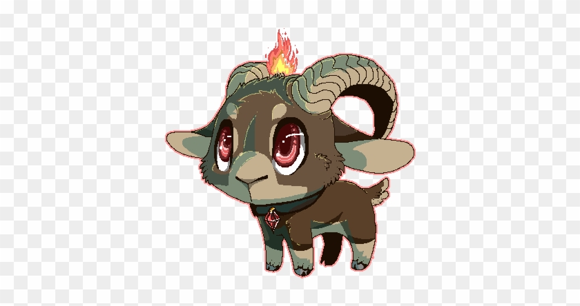 Goat Head Clipart Goat Head Clipart - Cute Aries Png #461632