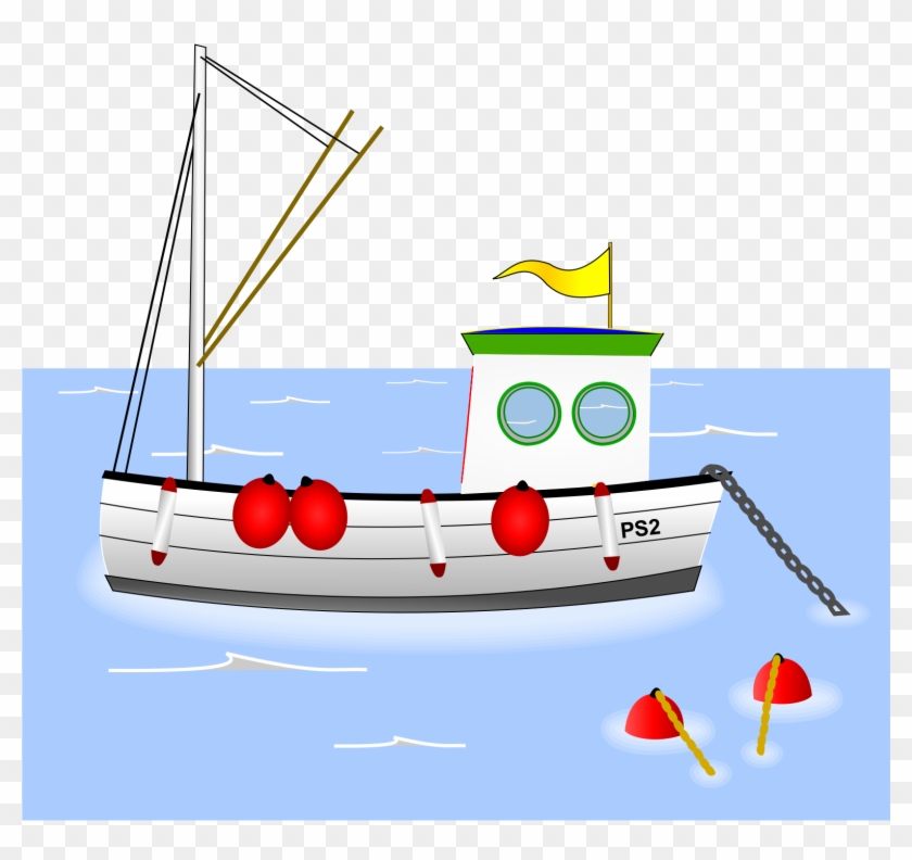 Fishing Vessel Recreational Boat Fishing Clip Art - Fishing Vessel Recreational Boat Fishing Clip Art #461771