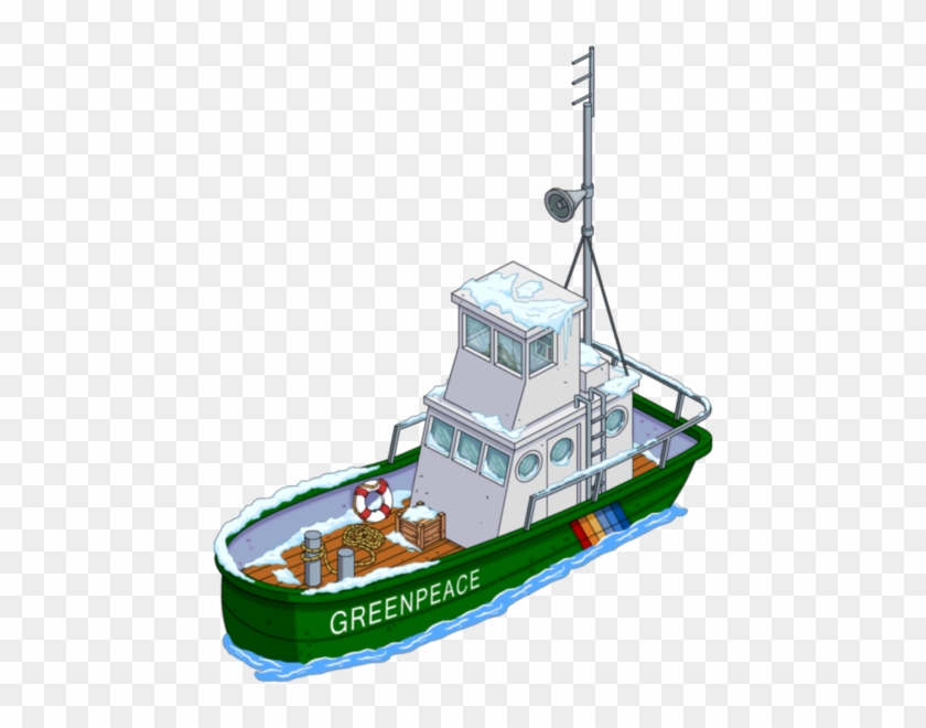 Greenpeace Boat - Simpsons Tapped Out Boats #461787