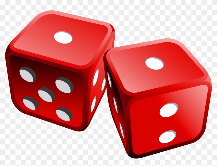 Red Dices Png Clipart - Red Dice Clip Art #461918