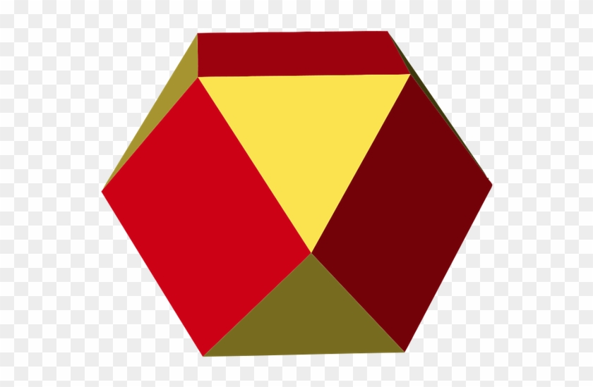 Each Of The 12 Solid Angles Consists Of Four Plane - Transparent Polyhedron #461946