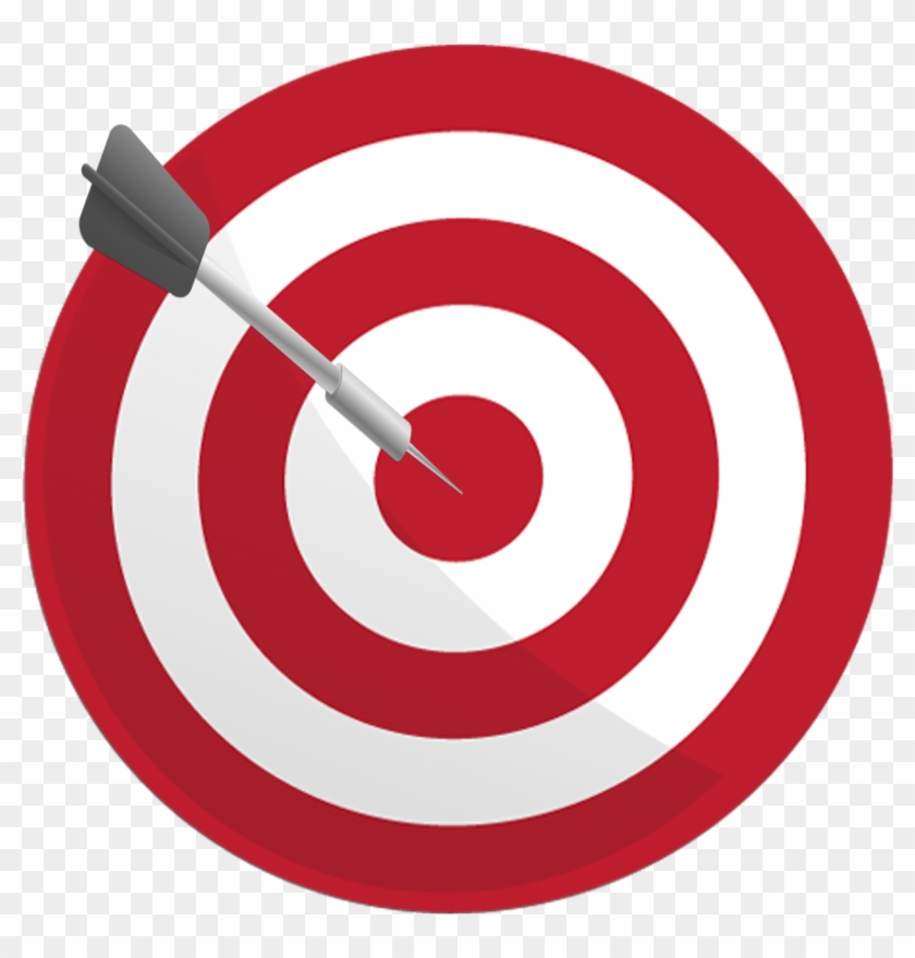 Dartboard With Arrow Png Transparent Image - Target Png #461958