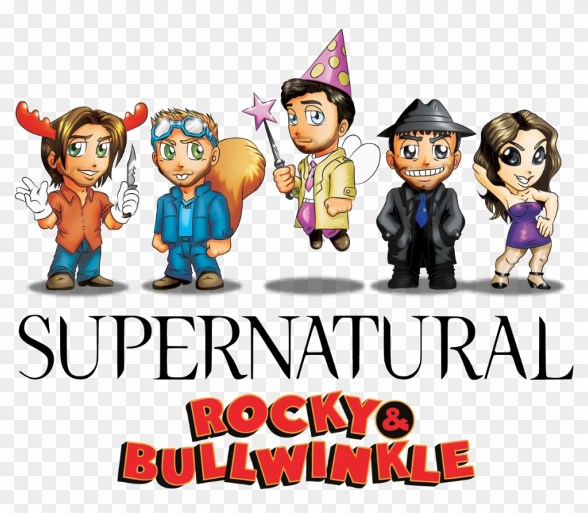 Chibi Supernatural Rocky N Bullwinkle Crossover By - Rocky And Bullwinkle Show #462015