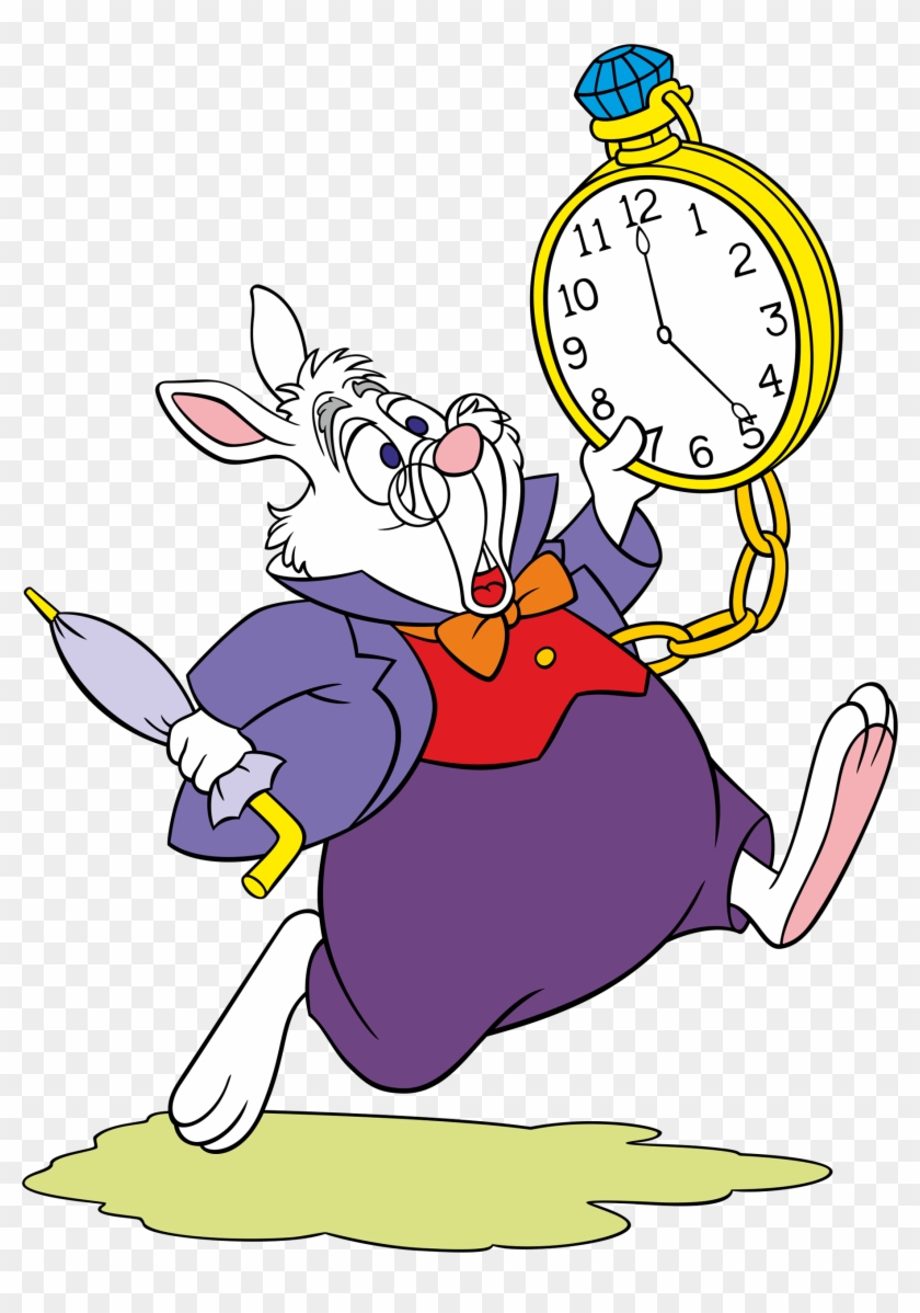 White Rabbit Alice In Wonderland Alice's Adventures - Alice In Wonderland Cartoon Rabbit #462031