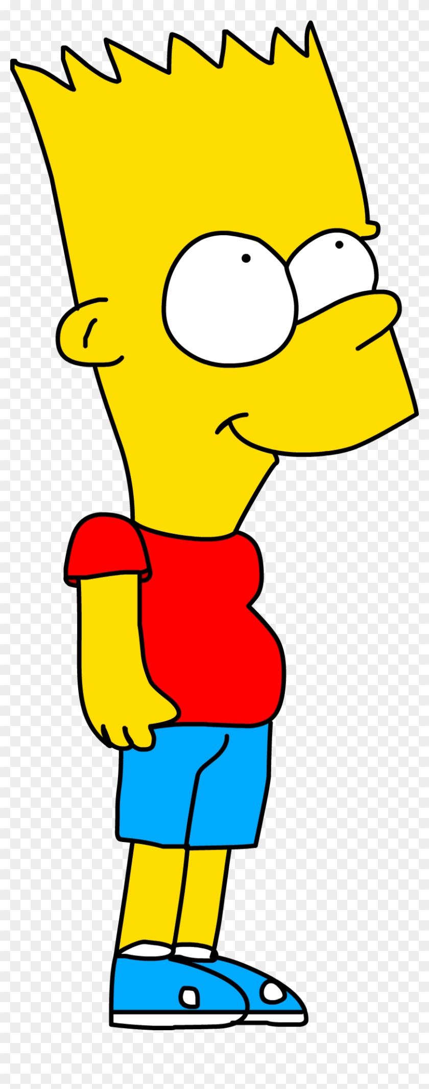 Minimalist Bart Simpson Clip Art Medium Size - Bart Simpson #462050