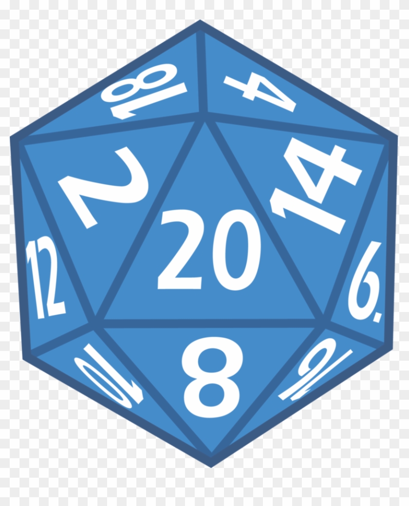 Dice Clipart 20 Sided - 20 Sided Dice Clipart #462064