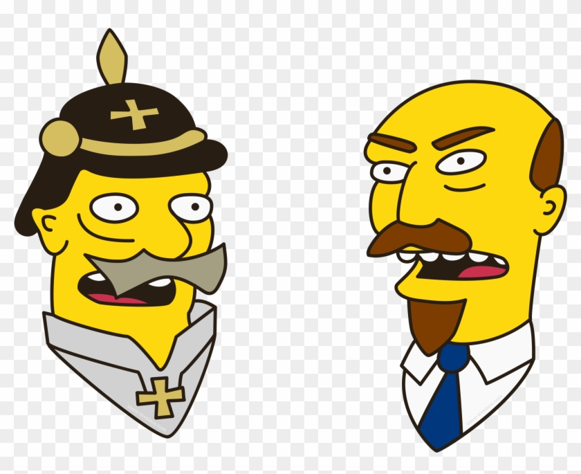 Simpsons Kaiser Vs Lenin - Cartoon #462067