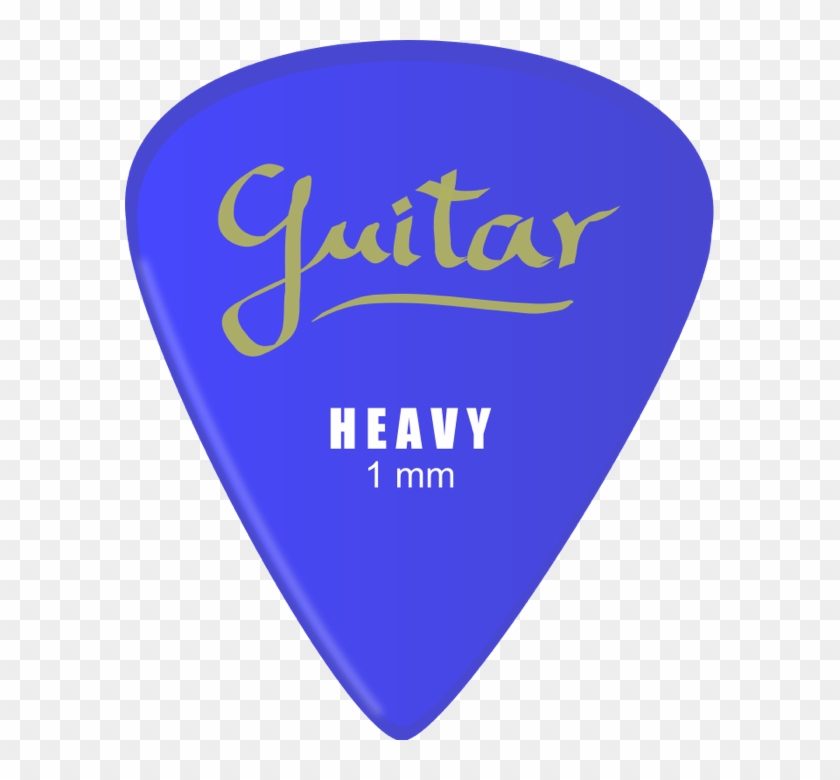 Blue Guitar Clipart Guitar - Guitar Pick Clipart #462079