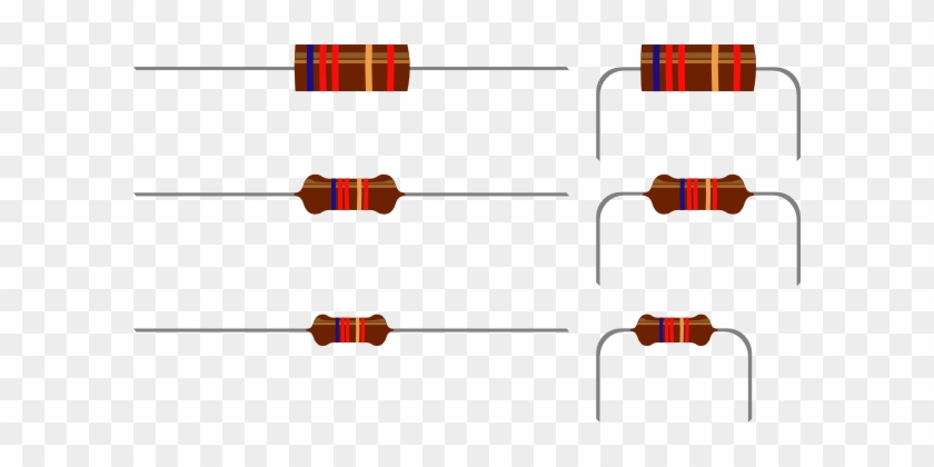 Free Vector Resistors Clip Art - Resistors Vector #462091