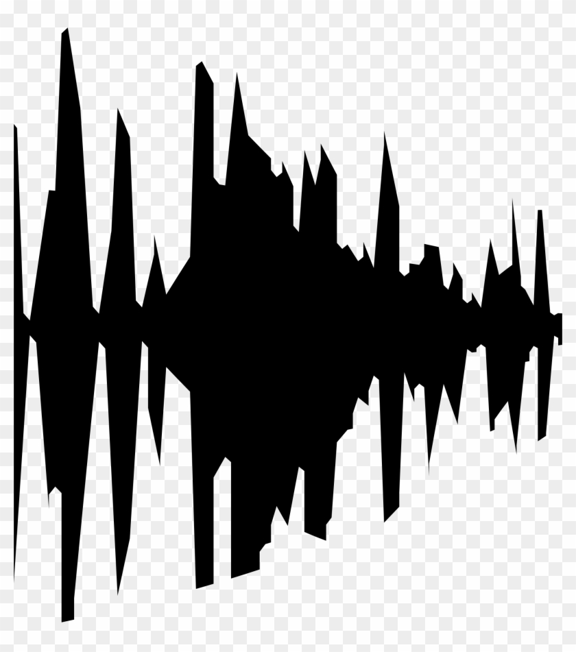 Audio Sound Wave Clipart - Silhouette #462137