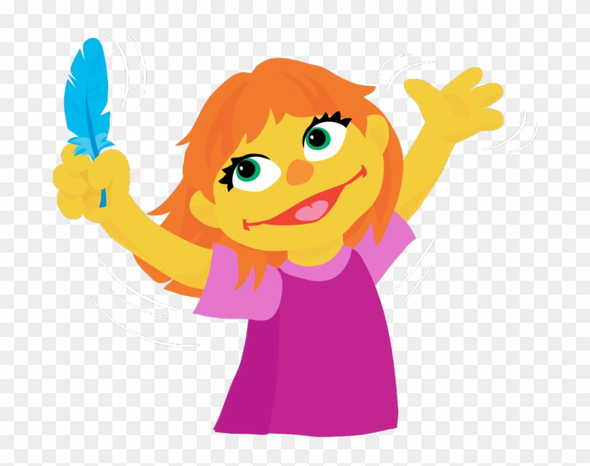 Julia Is Described By The Sesame Workshop As "a Preschool - Julia From Sesame Street #462266