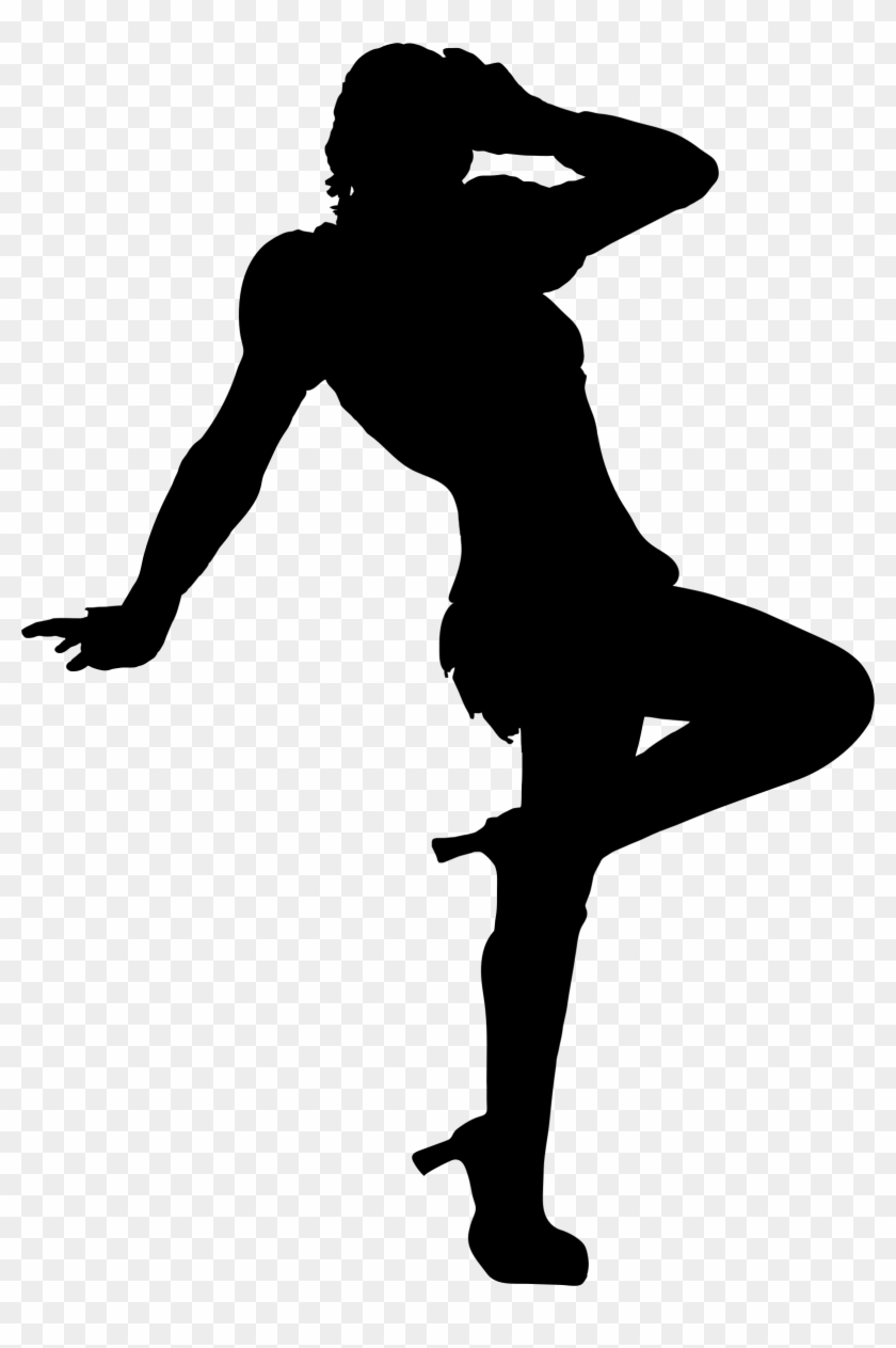 Clipart - Fashion Model Silhouette Png #462289