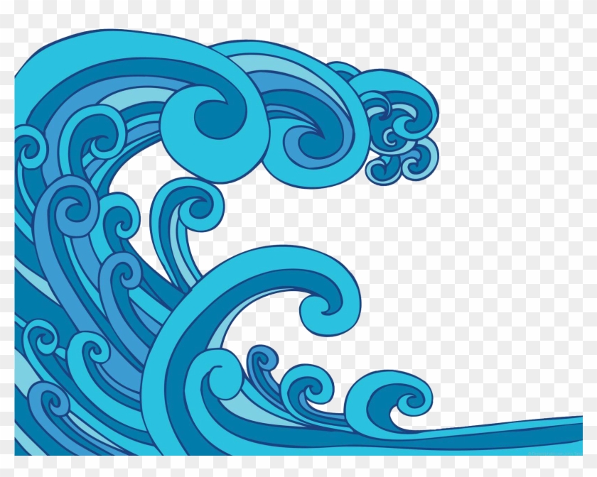 Waves Cliparts Transparent - Tsunami Clipart #462373