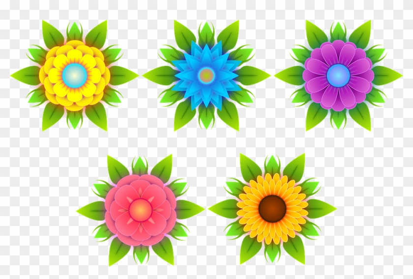 Small Flower Clipart 18, - Stylized Flower #462413