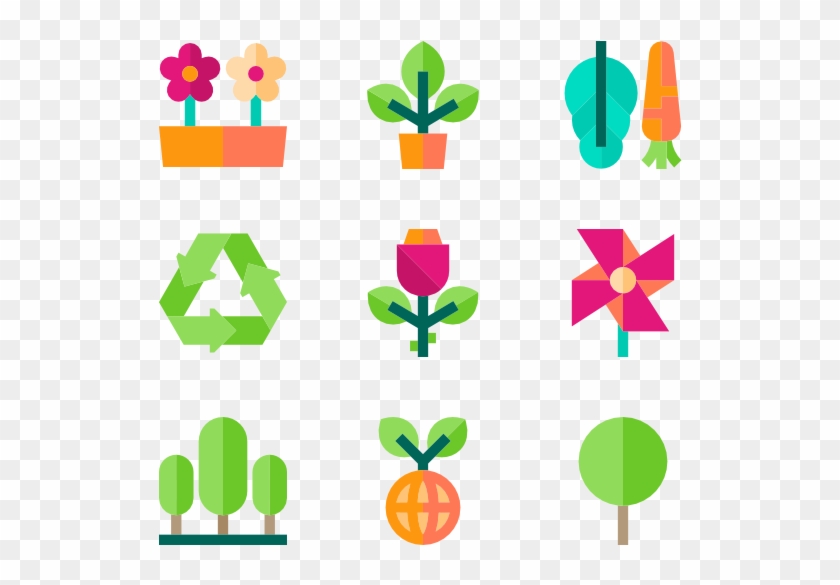 Flower 33 Clip Art At - Plant Icon #462419