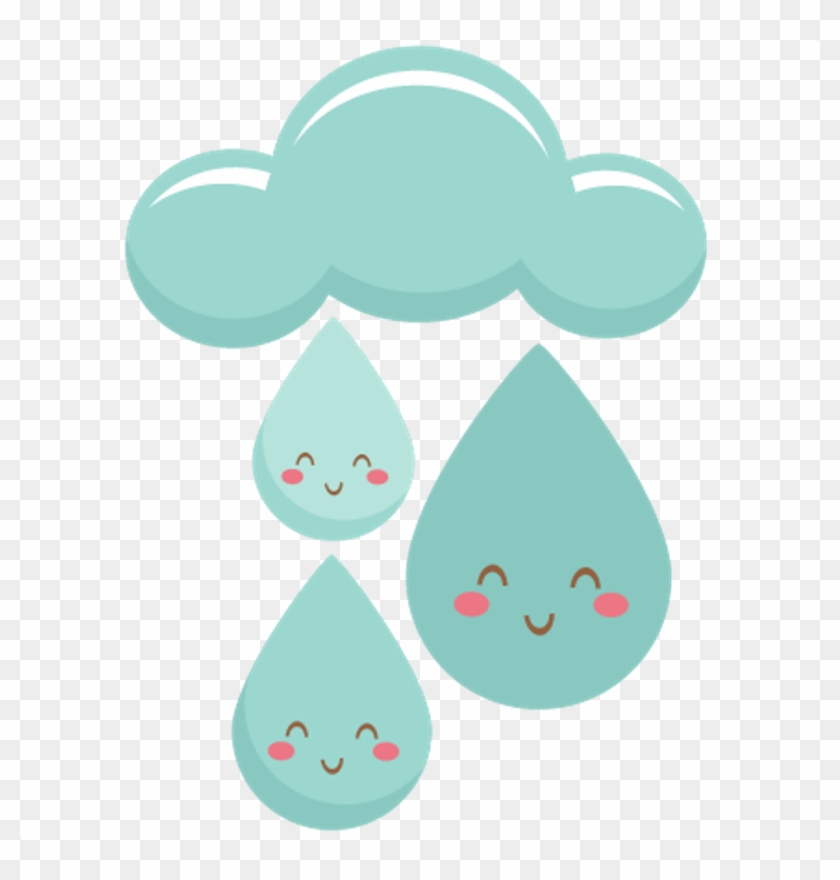 Cute Raindrops Png #462431