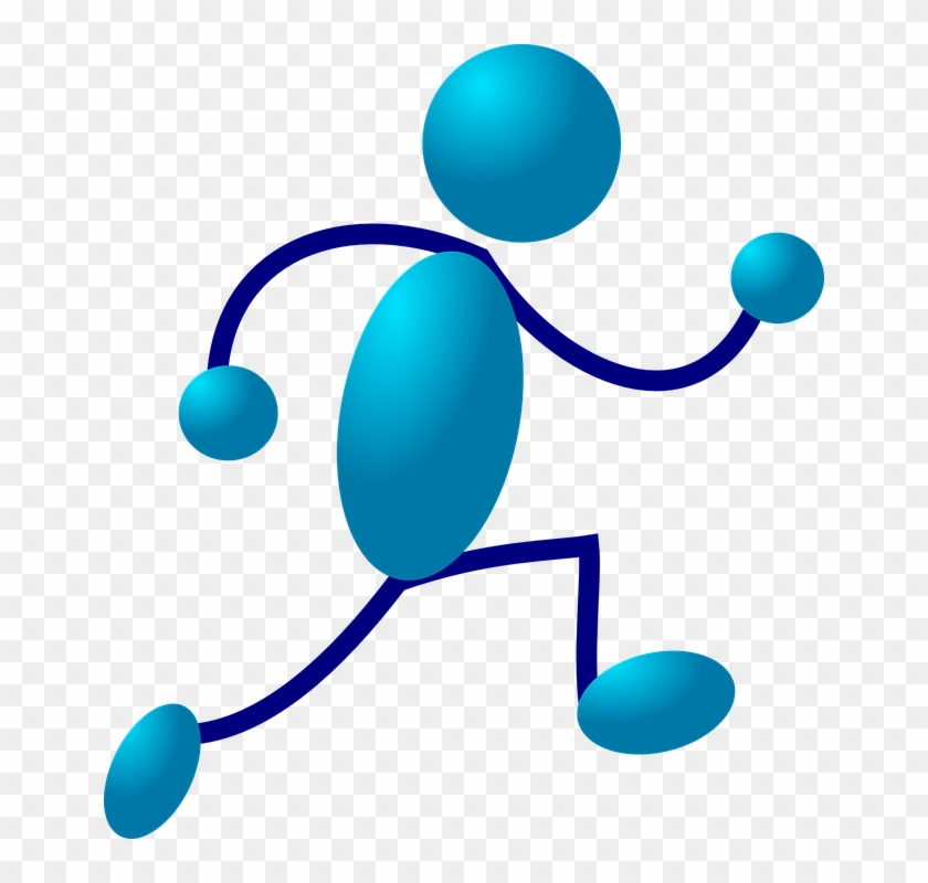 Rain Cliparts 15, Buy Clip Art - Stick Man Running #462441