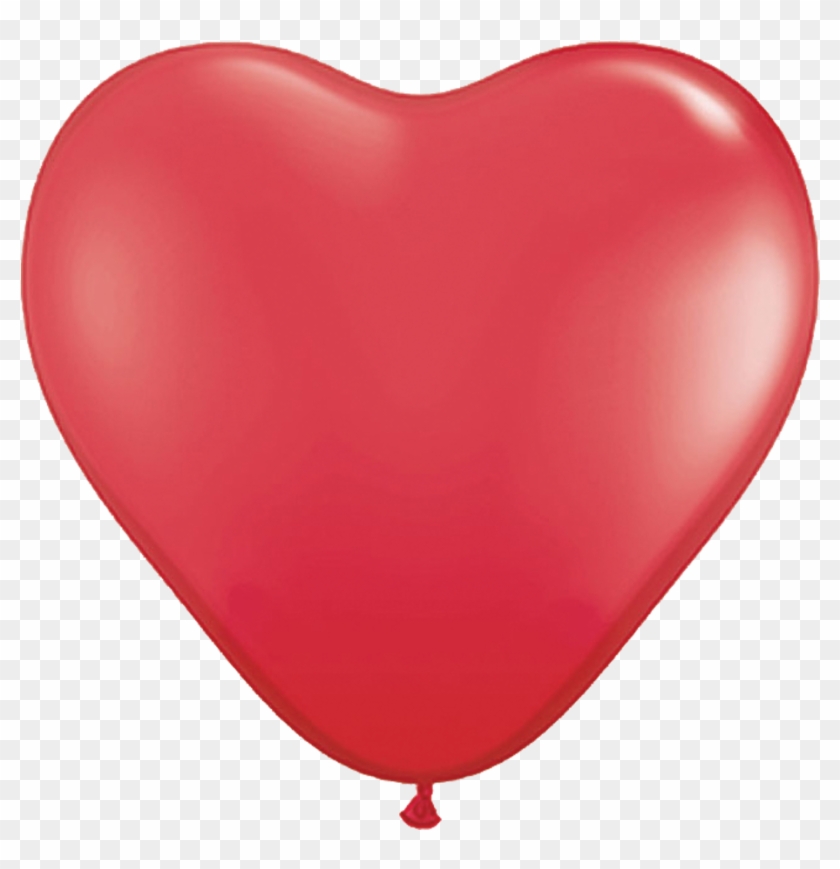 36" Red Heart Shaped Latex Balloon - Qualatex 3' Red Heart Qualatex (2 Pack) Balloon #462444
