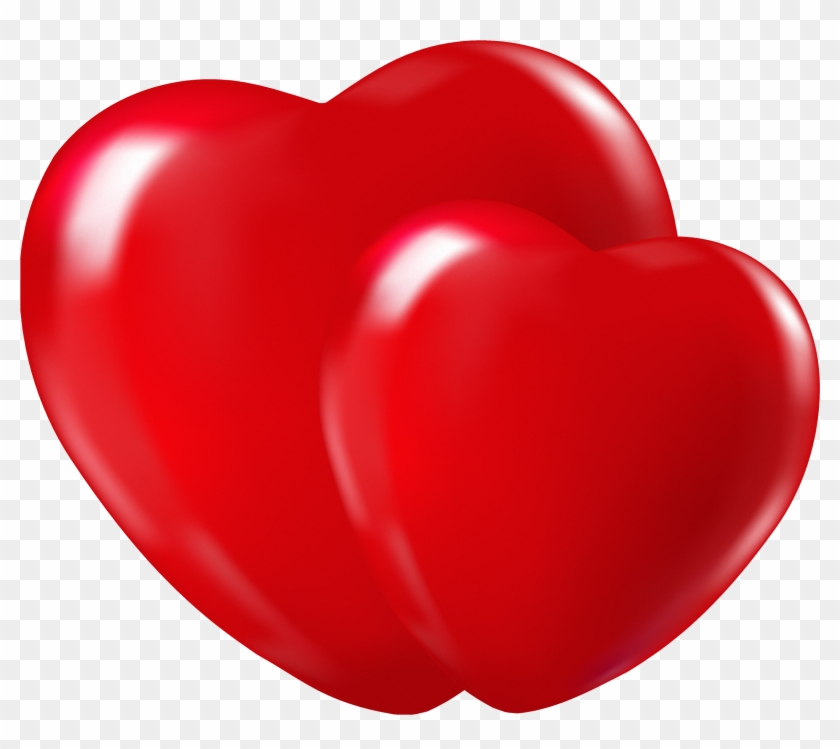 Valentine's Day Clipart Double Heart - Valentine's Day Clipart Double Heart #462461