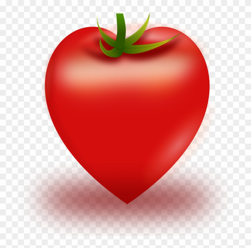 Vector Heart Tomato - Heart Shaped Tomato #462507