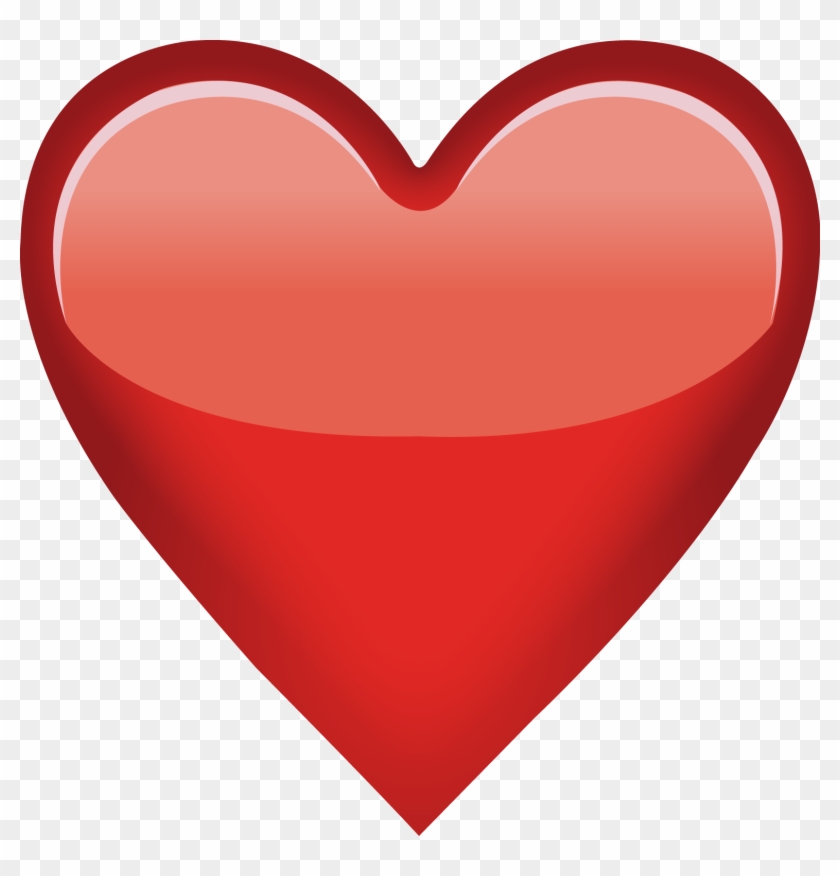 Emoji Broken Heart Symbol Sticker - Red Heart Emoji Png #462564