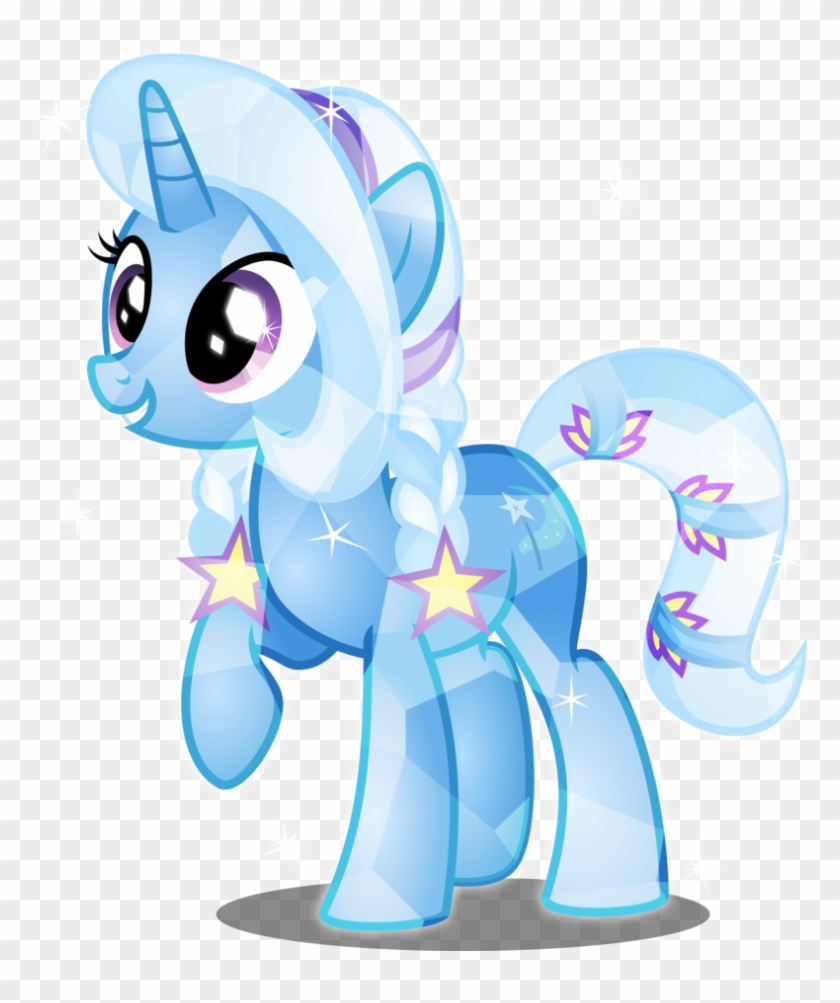 Trixie As Crystal Pony By Limedazzle - Crystal Pony #462569
