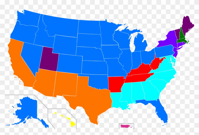 Ethnic Groups Of The United States - States By Political Party #462627