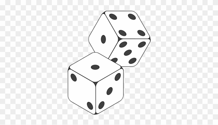 Daily Random Numbers - Transparent Background Black And White Dice Clip Art #462692