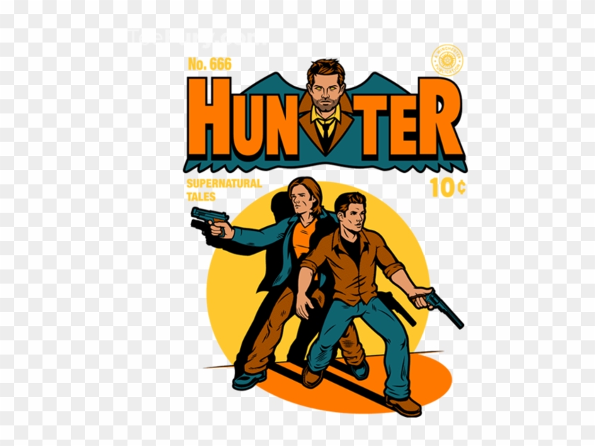 Hunter Comic - Supernatural Hunter Comic Sam Dean Winchester Castiel #462715