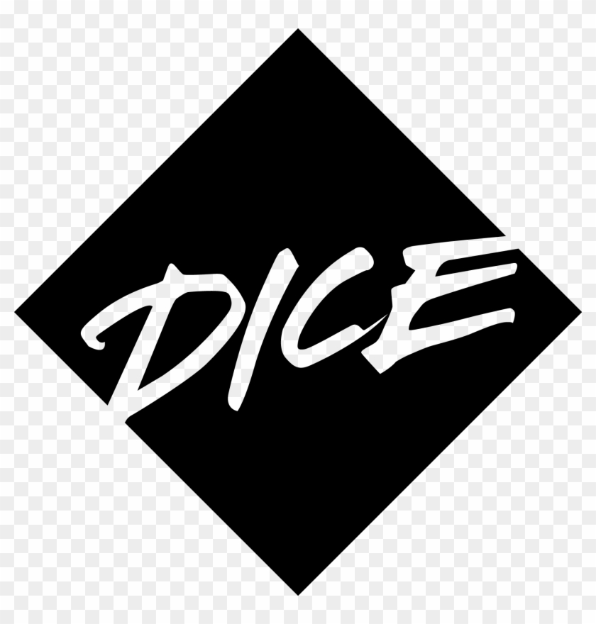 Dice Logo Diamond Black - Dice Fm Png #462733
