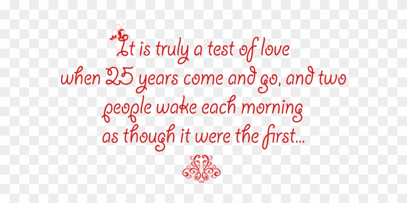 Happy 25th Anniversary Clipart - 25th Wedding Anniversary Clipart #462772