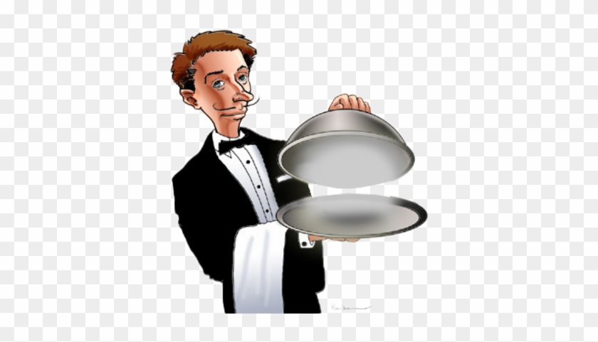 Snooty French Waiters Sneering At You - Waiter Clip Art #462852