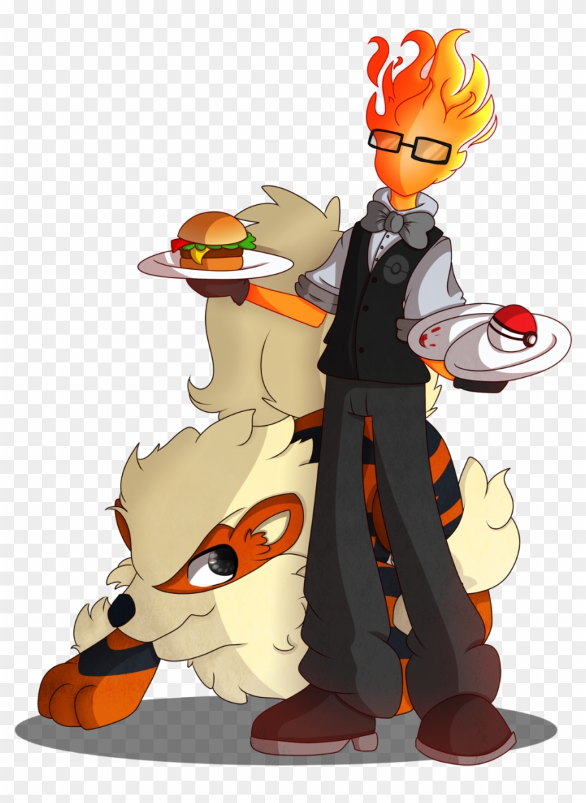 Waiter Grillby Would Like To Battle By Blue-rainfall - Grillby Trainertale #462887