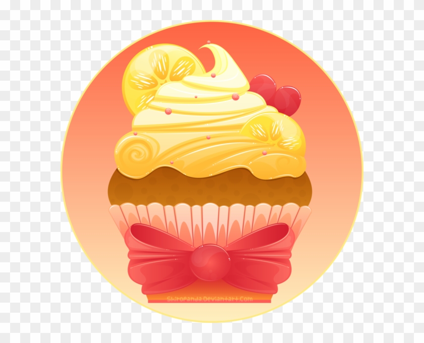 Lemon Cupcake By Shiropanda - Lemon Cupcake Cartoon #462980