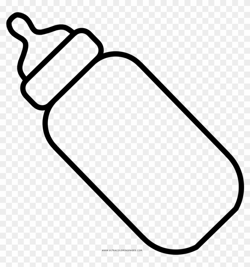 Baby Bottle Coloring Page - Desenho De Mamadeira Para Colorir #462999