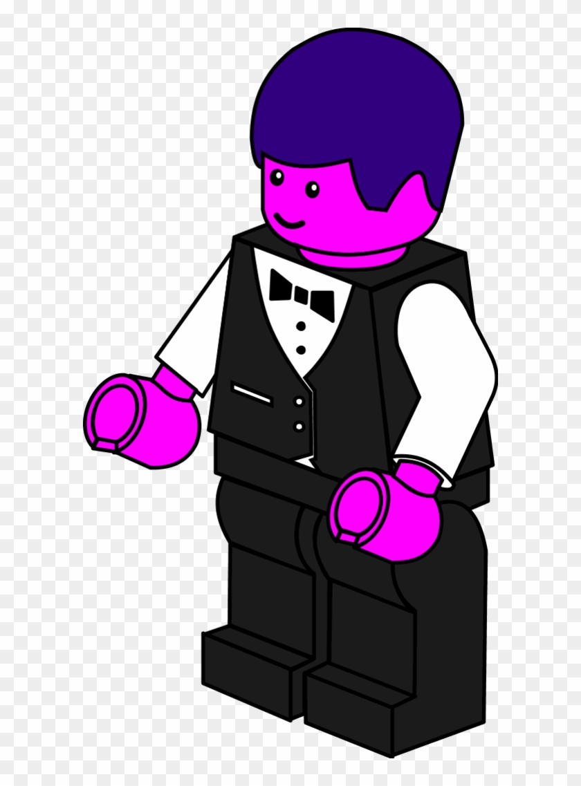 Lego Town Waiter Vector Svg Clipart Png Download Free - Lego Clipart #463015