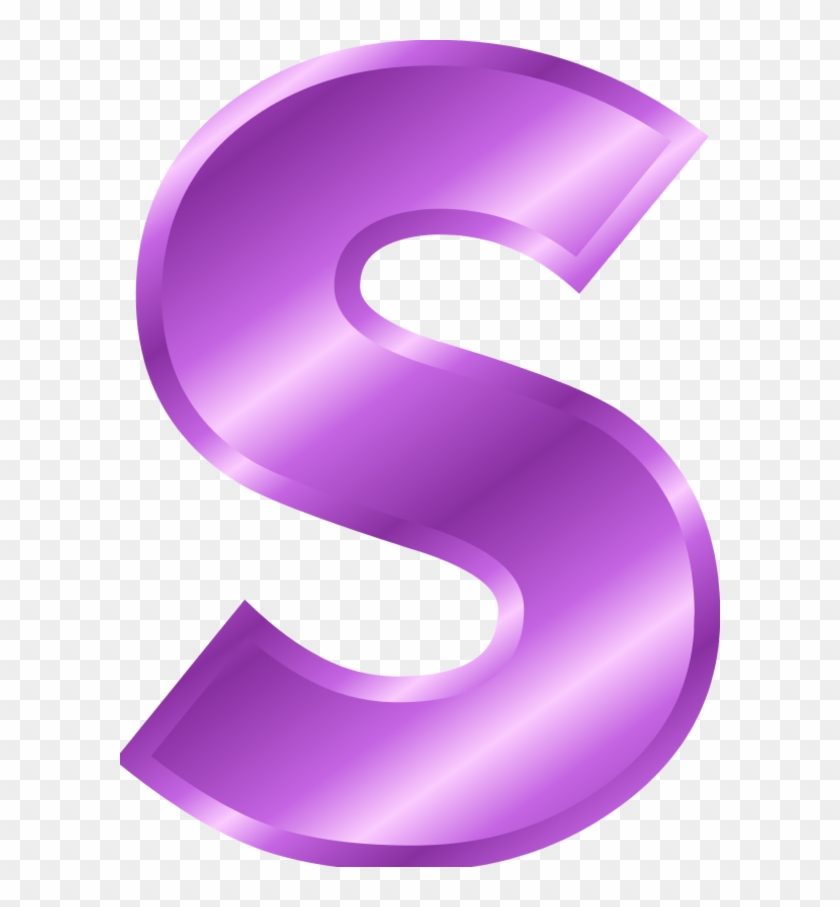 Latest S Letter Clipart - Letter S In Purple #463063