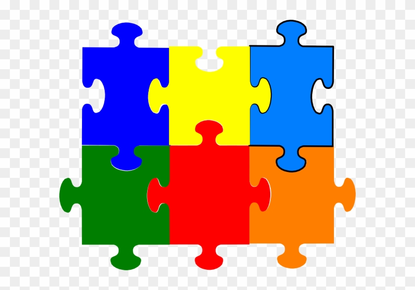 Free Jigsaw Puzzle Pieces - Colored Blank Puzzle Pieces #463123