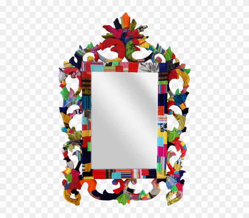 Fabric Covered Mirror - Picture Frame #463244