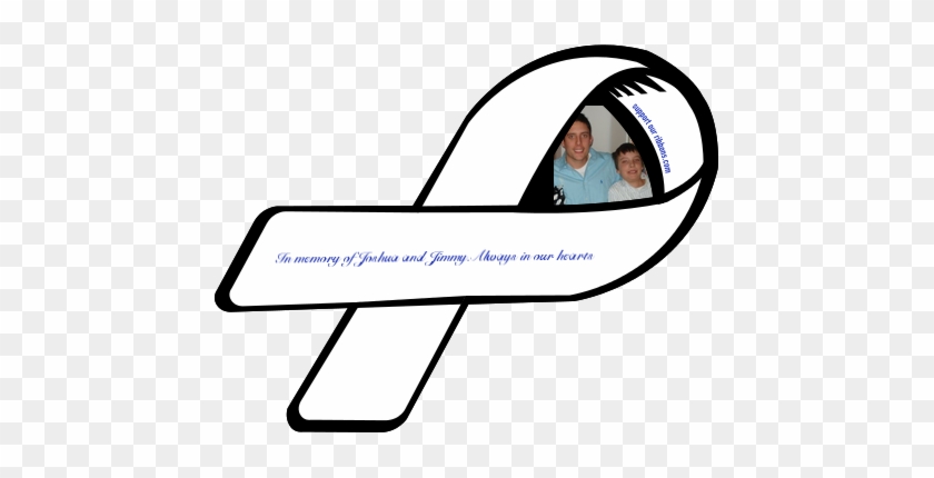 In Memory Of Joshua And Jimmy - Cervical Cancer Ribbon Clip Art #463351