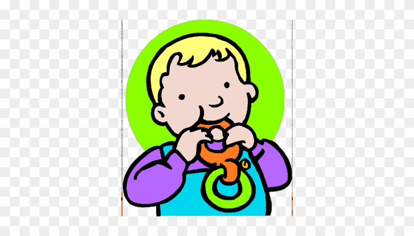 Baby Teething Clip Art #463368