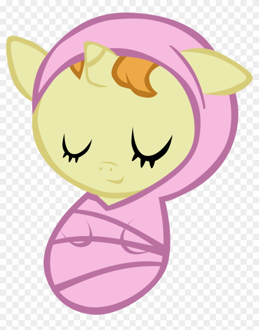 Newborn Pumpkin Cake Asleep By Atnezau Newborn Pumpkin - My Little Pony Baby Pumpkin Cake #463430